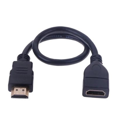 1 PCS 15cm/30cm/100cm HDMI-compatibale Male to Female Extension Cable HDMI-compatibale Protector Extender Cord (Size : 100cm, Color : HDTV Male to Female)