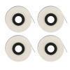 Glomora 4 Roll Label Maker Tape - 8m Long 5mm Wide Thermal Label Tape for MAX LM370 LM380 LM390 (White) view 1