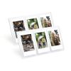3 in 1 Tabletop Photo Frame Clear 3inch Picture Frames with Three Slot Fit for Fujifilm Instax Mini Series Camera,for Polaroid 3inch Film Photo (Clear, 2PCS) view 1