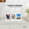 3 in 1 Tabletop Photo Frame Clear 3inch Picture Frames with Three Slot Fit for Fujifilm Instax Mini Series Camera,for Polaroid 3inch Film Photo (Clear, 2PCS) view 4