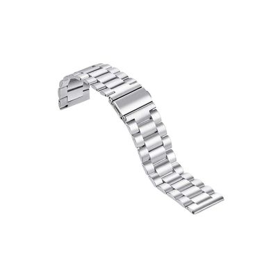 20mm 22mm Metal Strap Fit for Garmin Vivoactive 3 4 5 Band Watch Venu SQ 2 Plus 3 Bracelet Forerunner 645 245 255 265 158 55 Correa (Color : Silver, Size : 20mm)