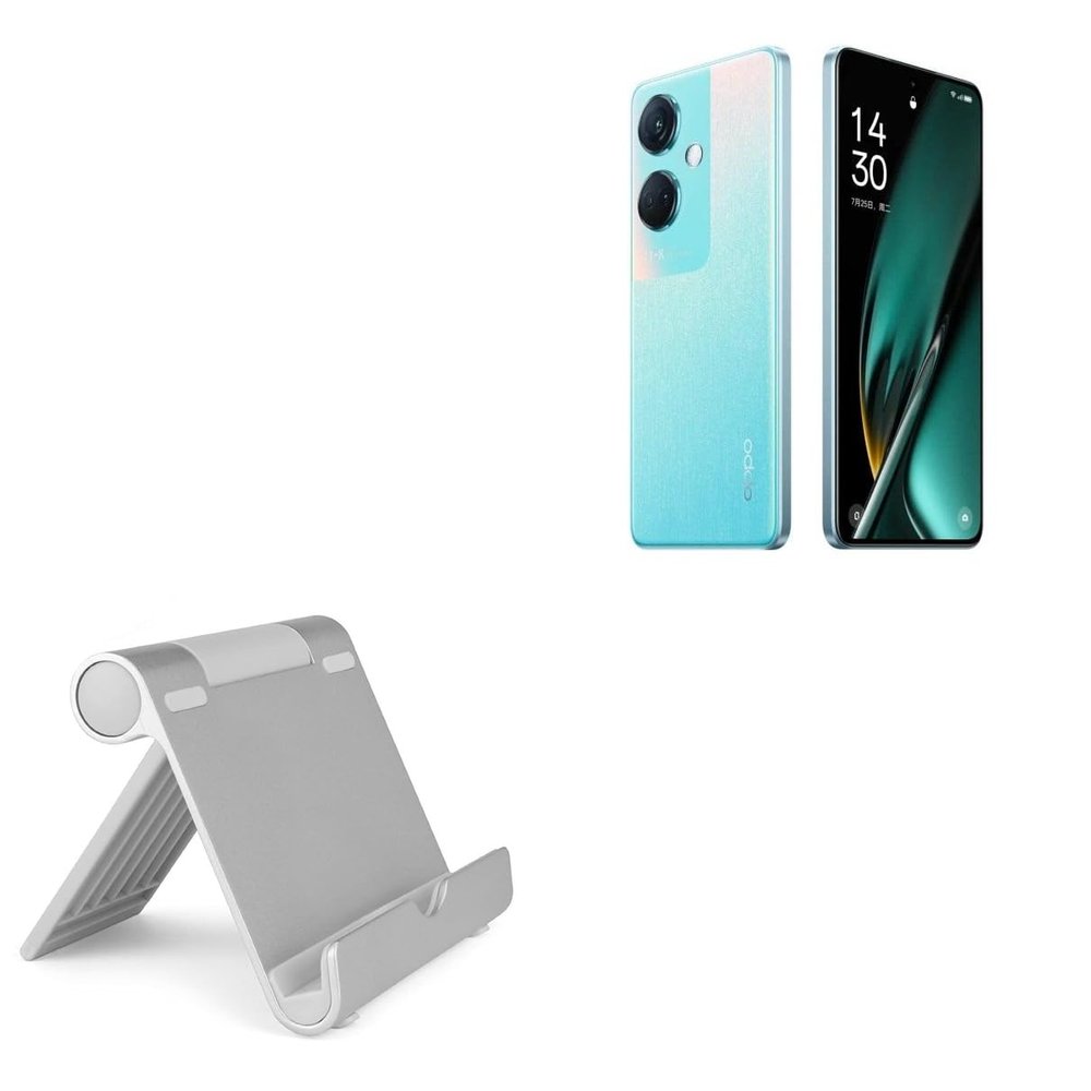 BoxWave Stand and Mount Compatible with Oppo K11 - VersaView Aluminum Stand, Portable, Multi Angle Viewing Sturdy