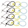 UPKOCH 60pcs Silicone Cord Ties for Data Cable Organization Reusable Headphone Wire Holder for and Practical Design view 1
