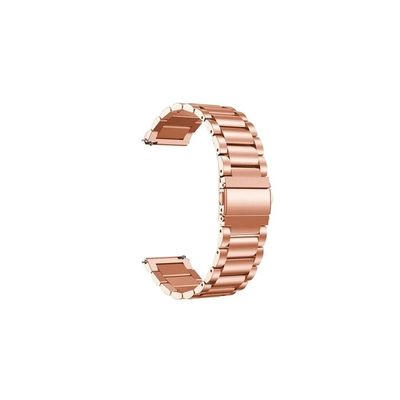 20mm 22mm Metal Strap Fit for Garmin Vivoactive 3 4 5 Band Watch Venu SQ 2 Plus 3 Bracelet Forerunner 645 245 255 265 158 55 Correa (Color : Rosegold, Size : 22mm)