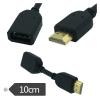 10cm HDMI-compatible Extension Cable Gold Plated Extender Adapter Widely Compatible TV Set Top Box view 2