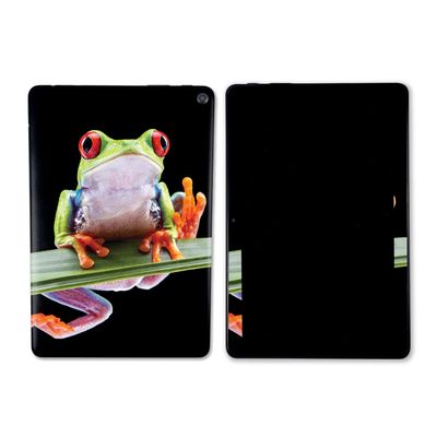 MightySkins Skin Compatible with Amazon Kindle Fire HD 10 (2023) - Hangin Tree Frog | Protective, Durable, and Unique Vinyl Decal wrap Cover | Easy to Apply & Change Styles | Made in The USA