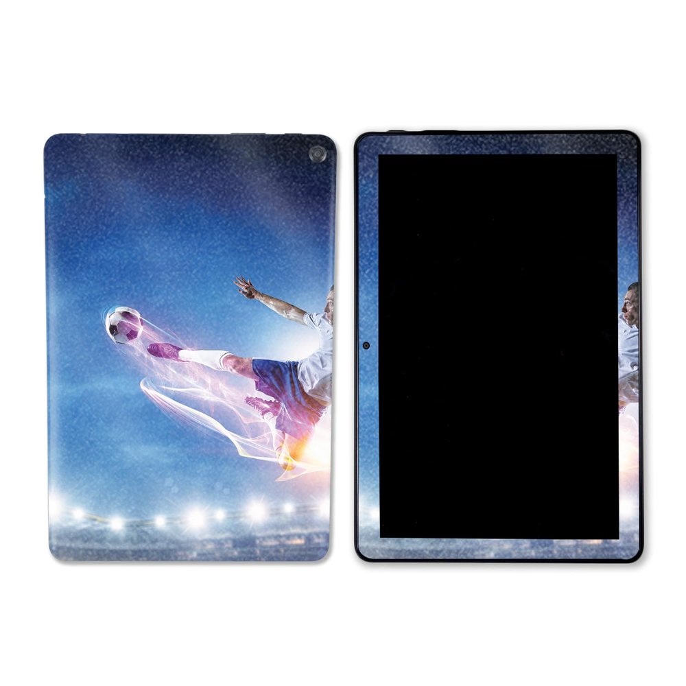 MightySkins Glossy Glitter Skin Compatible with Amazon Kindle Fire HD 10 (2023) - Super Kick | Protective, Durable High-Gloss Glitter Finish | Easy to Apply & Change Styles | Made in The USA