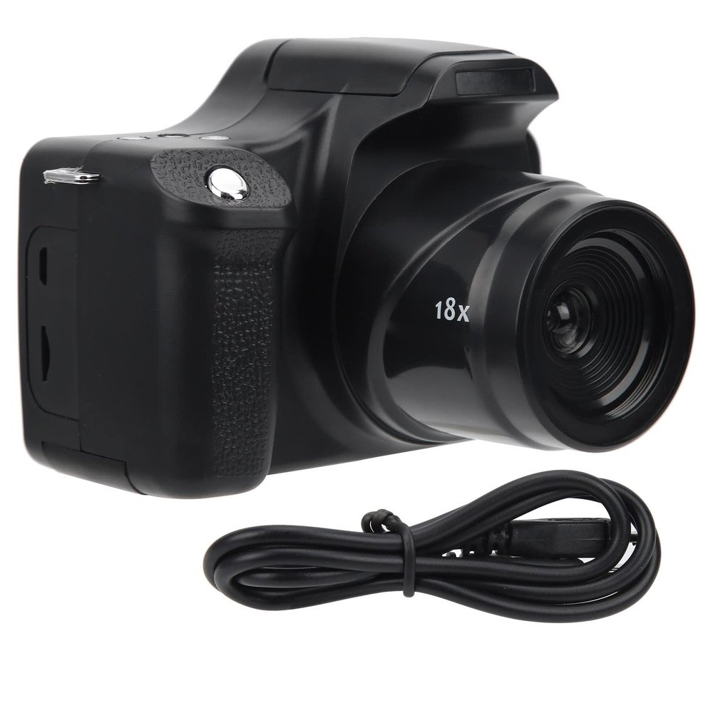 Glomora Digital Camera, 3.0 in LCD Screen 18X Zoom Digital Mirrorless Portable Camera Bundle Splash Dustproof Camera Body()