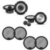 Alpine S2 S-Series 6.5" Component & Coaxial Bundle w/ (2) KTE S-Series Speaker Grill view 1