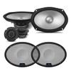 Alpine S2-S69C S-Series 6x9 Component & KTE-S69G 6x9 S-Series Speaker Grill Bundle