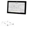 BoxWave Stand and Mount Compatible with Allen Bradley VersaView 6300M Stainless (10.1 in) [16:9 Aspect Ratio] - Pocket Aluminum Stand 3-in-1, Portable Multi Angle Viewing Riser - Metallic Silver view 1
