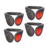 Sosoport 4pcs Led Shoe Clip Lights Bright Safety Illumination for Night Running Jogging and Walking Weather Resistant Black Shell view 2