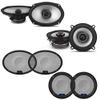 Alpine S2 S-Series 6x9 & 5.25" Coaxial Bundle w/ (2) KTE S-Series Speaker Grill view 1