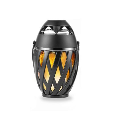 INSSISAIN Outdoor Bluetooth Speakers Waterproof Wireless, Birthday Gifts for Men Dad, LED Flame Ambient Light, Camping Patio Accessories, Unique Gifts for Him Husband Boyfriend Dad