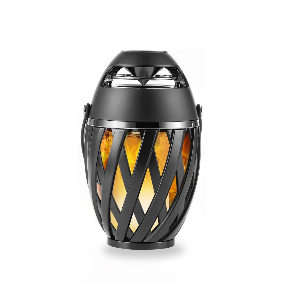 INSSISAIN Outdoor Bluetooth Speakers Waterproof Wireless, Birthday Gifts for Men Dad, LED Flame Ambient Light, Camping Patio Accessories, Unique Gifts for Him Husband Boyfriend Dad