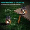 INSSISAIN Outdoor Bluetooth Speakers Waterproof Wireless, Birthday Gifts for Men Dad, LED Flame Ambient Light, Camping Patio Accessories, Unique Gifts for Him Husband Boyfriend Dad view 2