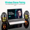 INSSISAIN Outdoor Bluetooth Speakers Waterproof Wireless, Birthday Gifts for Men Dad, LED Flame Ambient Light, Camping Patio Accessories, Unique Gifts for Him Husband Boyfriend Dad view 4