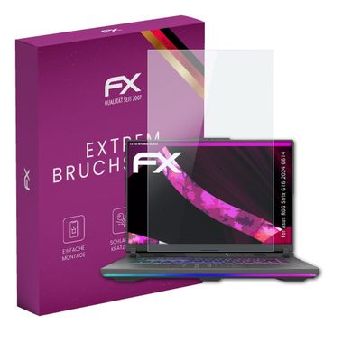 atFoliX Plastic Glass Protective Film compatible with Asus ROG Strix G16 2024 G614, 9H Hybrid-Glass FX Screen Protector