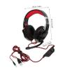 Homoyoyo Gaming Headphones Headset with Microphone 7.1 Surround Sound Vibration Led Lights Comfortable for Gaming view 2