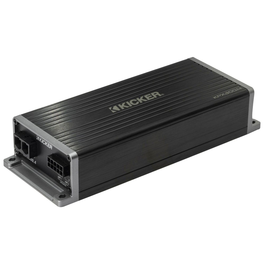 Kicker 51KPX3004 KPX300.4-4x75-Watt Powersports & Motorcycle Full-Range Amplifier