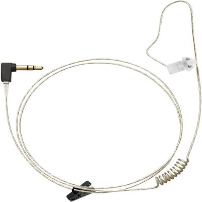 AWARE Micro Speaker, Covert Listen Only Earpiece, Clear (3.5mm Connector, 22" Cable)