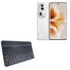 BoxWave Keyboard Compatible with Oppo Reno11 Pro - SlimKeys Bluetooth Keyboard, Portable Thin with Chiclet-Style Keys - Jet Black view 1