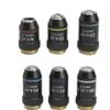 RADHAX Microscope Kit 195 Achromatic Objective Lens 4X 10X 20X 40X 60X 100X for Biological Microscope Lens Coating RMS 20.2mm Standard Thread Interface Microscope Lens Adapters (Color : 10x) view 2