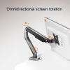 TV Stand,Monitor Mount, Monitor Arm with C Clamp/Perforation Mounting Base, Monitor Stand Mount Fit 17 to 32 Inch Flat/Curved LCD Computer Screens view 4