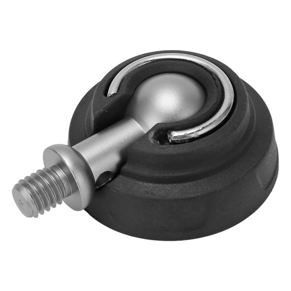 3/8in Tripod Foot Pad Rubber Foot Spike, Stainless Steel Non Slip 50mm Diameter Camera Tripod Ball Head Foot Pad Replacement Accessory