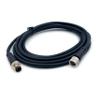 FOWIUNYE 1.64ft M8 4 Pins Male to Female Connector Cable, A Code Straight Molding Cable Female to Male Aviation Sensor Electrical PVC Wire 30V 4A AC/DC Industrial Molded Wire AWG240.5Meter view 1