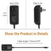 CJP-Geek AC Charger Compatible with Visioneer Patriot 9650 P96501D-WU Sheetfed Scanner Power Supply view 2
