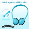 ZNXZXP Headphones Bulk for School Classroom 100 Pack On Ear Classroom Headphones for Student,Group Learning, Computer Lab, Library, Online Lesson and Testing 3.5mm Jack (10 Mixed Colors) view 2