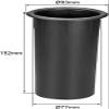 XYWHPGV 77mm x 157mm Speaker Port Tube Subwoofer Bass Reflex Tube Bass Woofer Box 1pcs(3f175 f25d6 04113 d0396 a0736 5b684 view 2