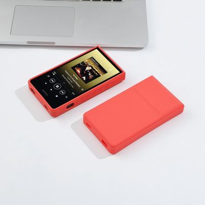 Soft TPU Colorful Solid Matte Protective Shell Skin Case Cover for Sony Walkman NW-ZX700 NW-ZX706 NW-ZX707 (Red)