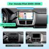 8Core 6+128G Android 15 Car Stereo for 2006 2007 2008 Honda Pilot,9 inch IPS 1280 * 720 Touch Screen Radio Wireless Apple Carplay Android Auto DSP 5G WiFi Bluetooth GPS FM RDS+Free AHD Backup Camera view 2
