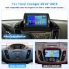 Roinvou 2+64G Android CarPlay Stereo for 2014-2019 Ford Escape, Built-in Wireless CarPlay Radio with Android Auto, 9'' Touch Screen in-Dash GPS Navigation Support Mirror Link BT FM RDS AHD DSP view 2