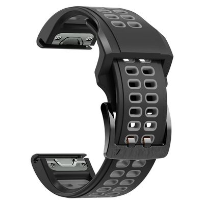 AMSOH 22MM Watchband For Coros Vertix Silicone Quick Release Watch Easyfit Wrist Strap For Garmin Fenix5 Fenix6 Band Replacement (Color : E, Size : For Vertix)