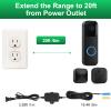 UYODM 20Ft/6m Charging Cable Power Adapter Designed for Blink Video Doorbell-1st Gen (Replace Battery), Blink Outdoor 4 (4th Gen) & XT3, Doorbell Transformer with IP67 Weatherproof Power Cable Black view 3