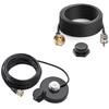 Anina NMO Antenna Magnetic Base Mount 16.4 FT RG58 Coaxial Cable PL-259 Plug with NMO Antenna Mount Cap, 16ft Coax Cable NMO to PL259 RG58 Coaxial Wire, NMO Rain Cap for VHF/UHF Antenna view 1