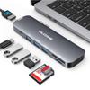 Vilcome USB C Adapter for MacBook Pro/Air M1 M2 M3 2023 2022 2021 2020 2019, 7-in-2 USB-C Hub MacBook Pro Accessories with Thunderbolt 3 PD Port, 4K@60Hz HDMI, 3 USB 3.0 Ports, TF/SD Card Reader view 1