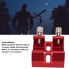 Aluminum Alloy Dovetail Base with Thumbscrew Locks, Universal Mount Bracket for C8 C8HD C925 C11HD, 80ED 102ED 130APO, 100ED Binoculars Compatible with (Red) view 3