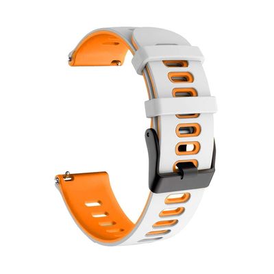 BUDAY 20mm Bracelet Strap For Garmin VENU 2 Plus SQ GarminMove Sport Smart Wristband Soft Silicone Accessories Band Vivoactive 3 3t HR (Color : T, Size : For Venu SQ)