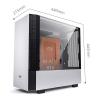 ARrase Computer Case,Tempered Glass with Full Sides,5 Fans,Supports ATX/M-ATX/ITX,Supports Water Cooling,Suitable for Office and Gaming (Color : Style 2), 18648 view 2