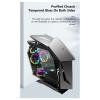 ARrase Computer Case,7 Fans, Small Matx Main Case Desktop,Tempered Glass Side Panel,Suitable for Gaming and Office,Supports Water Cooling (Color : Style 2), 18648 view 3