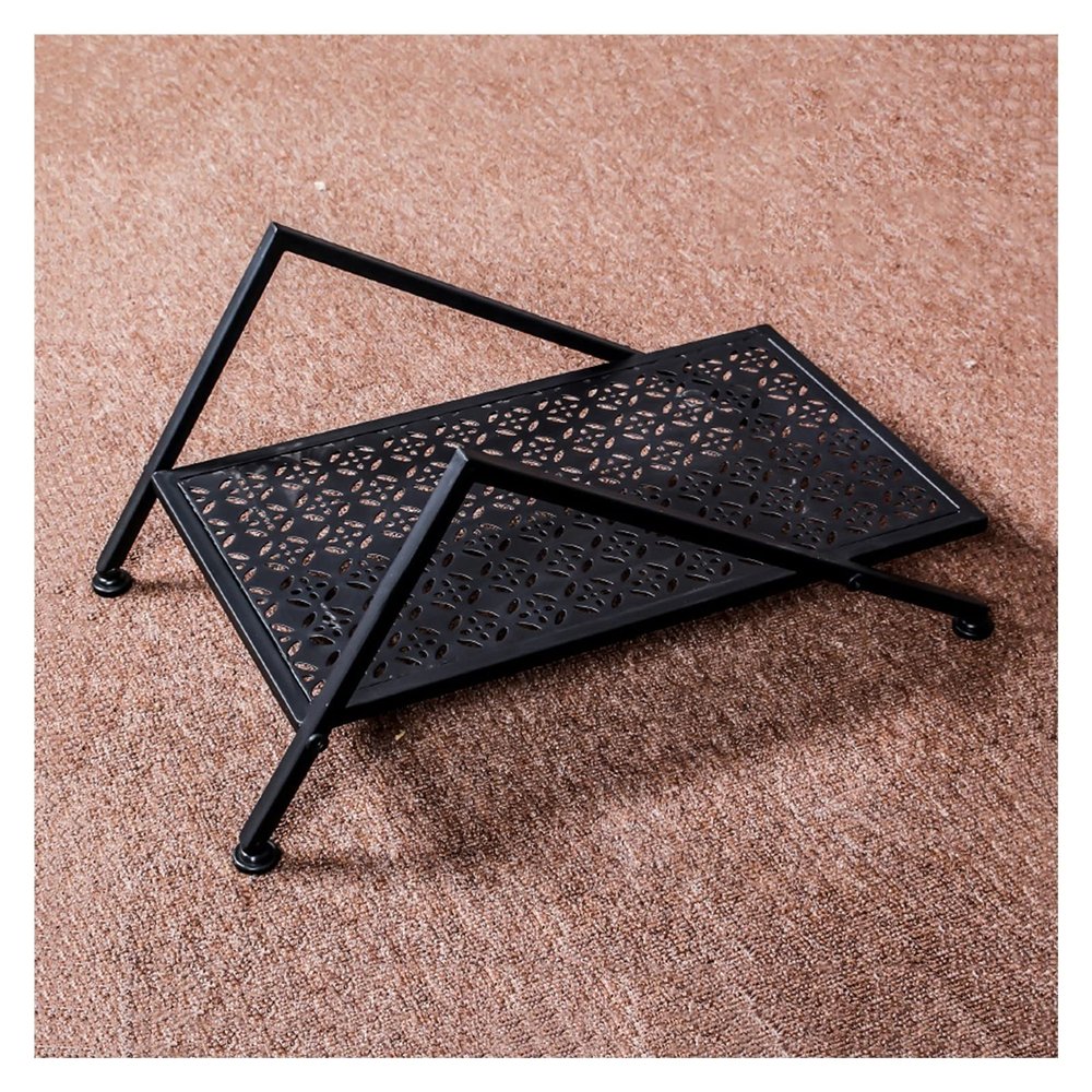 FATALE Computer Tower Stand Household Storage Rack Tower Computer CPU Stand CPU Holder Desktop PC Case Stand with Side Metal Bracket Computer Stand