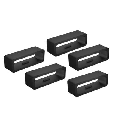 ANZOAT Rubber Accessory Watch Strap Keeper Loop Security Holder Retainer Ring For Garmin Fenix 6X 6S 6Pro 5X 5S 5Plus 7S 7 7X Dust Plug (Color : 5 PCS, Size : For Fenix 6 6Pro)