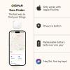 CHZHVAN Key Finder, Wallet Tracker Works with Apple Find My (iOS only), Replaceable Battery, Water-Resistant, Bluetooth Item Finder for Bags, Luggage, Backpack, 2 Pack White view 2