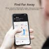 CHZHVAN Key Finder, Wallet Tracker Works with Apple Find My (iOS only), Replaceable Battery, Water-Resistant, Bluetooth Item Finder for Bags, Luggage, Backpack, 2 Pack White view 3