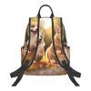 ALLiYa Cute Corgi Dog Printed Travel Laptop Backpack Waterproof Lightweight Foldable Backpack Bag Lightweight Backpack Women For Travel view 3