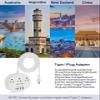 Australia Power Plug Adapter, 4FT AU Power Strip view 2